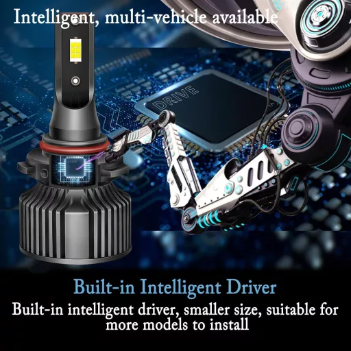 Bec LED RATSTONE H8, luminozitate 330%, 6000K Alb, Lămpi Auto, 2 bucăți