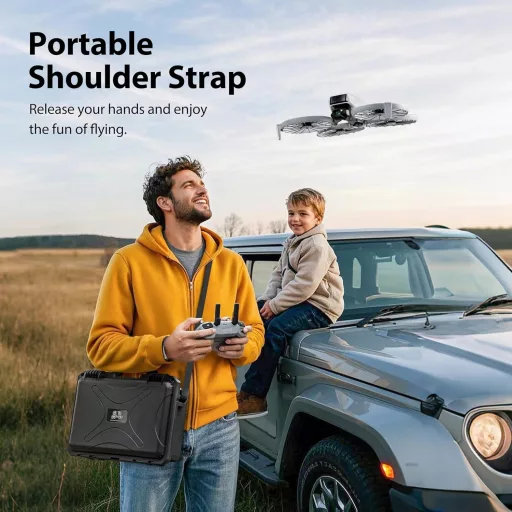 STARTRC PHOTO DJI Flip vízálló kemény táska 7 akkuhoz, távirányítóhoz