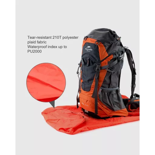 Naturehike vízálló hátizsák esővédő nylon ponyva túrázáshoz