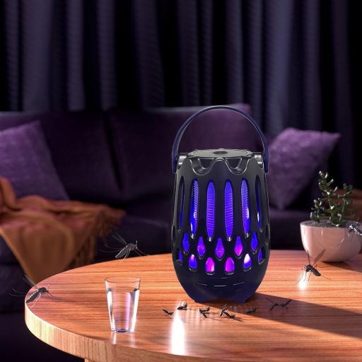 Oneshlee 1200V elektromos szúnyogcsapda UV lámpa 30m² fekete