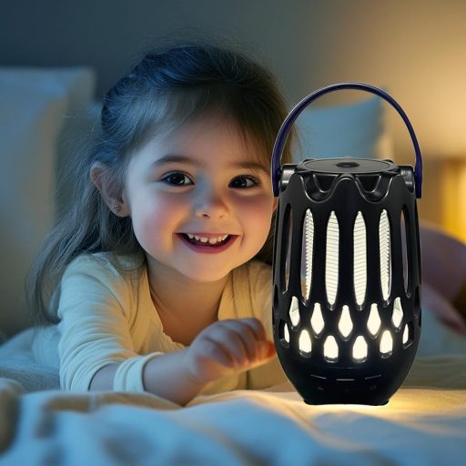 Oneshlee 1200V elektromos szúnyogcsapda UV lámpa 30m² fekete