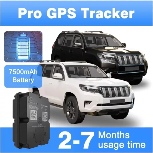 Tracker GPS Wanwaytech cu baterie de 90 de zile, dispozitiv magnetic de urmărire auto, monitorizare rută și viteză