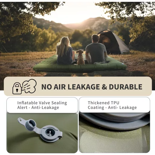 Origem Samonapuhavajuća Podloga za Spavanje za 2 Osobe 14cm Ultralagana Podloga za Kampiranje s Nožnom Pumpom za Planinarenje s Ruksakom za Šator