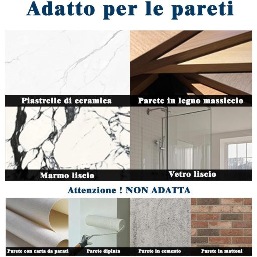 Lushlattice Zidni Držač za Ručnike za Kupaonicu 40cm Crni Samoljepljivi Bez Bušenja