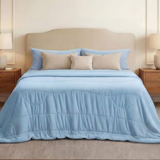   Chladiaca prikrývka BEDSURE 220x200 cm, priedušná, ľahká, proti poteniu, modrá