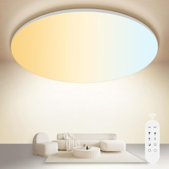   ONDTA LED stropna svjetiljka s mogućnošću prigušivanja 45W, 2700-6500K s daljinskim upravljačem, IP54
