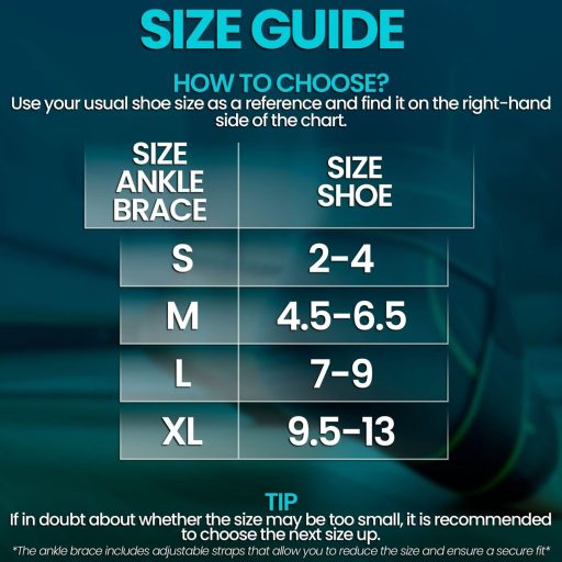 Orteză reglabilă pentru gleznă NativoDex pentru stabilizare și protecție împotriva accidentărilor, potrivită pentru ambele picioare