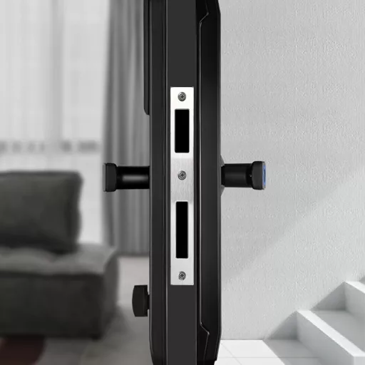Duronge rozsdamentes acél ajtózár biztosító lemez 172x22mm
