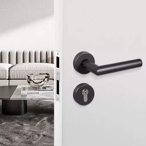 Duronge rozsdamentes acél ajtózár biztosító lemez 172x22mm