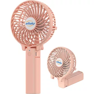   efluky Hordozható Kézi Ventilátor USB Töltéses 3 Fokozat Összecsukható