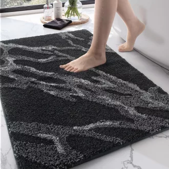   DEXI fürdőszobai csúszásmentes szőnyeg 44x76 cm, puha mikroszálas fürdőszőnyeg