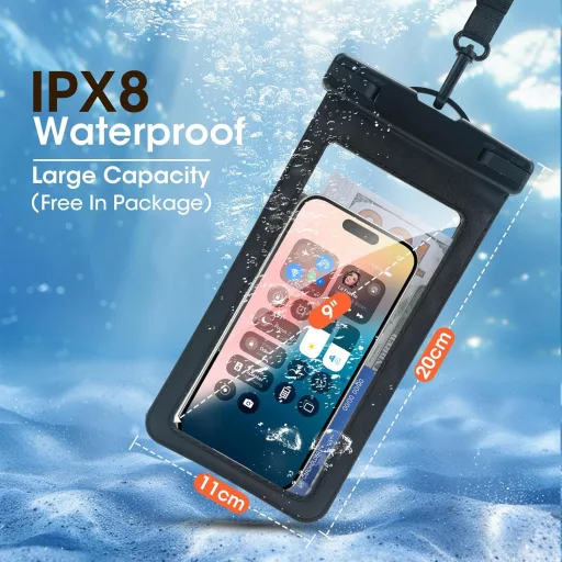 WELDUN 35L/50L vodootporni ruksak s rolo zatvaranjem i IPX8 vodootpornom futrolom za telefon, za kajak, kanu, kampiranje i planinarenje