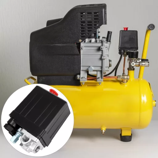 QWORK 4-utas nyomáskapcsoló 220V légkompresszorhoz