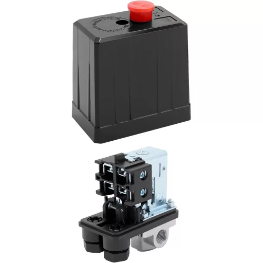 QWORK 4-utas nyomáskapcsoló 220V légkompresszorhoz