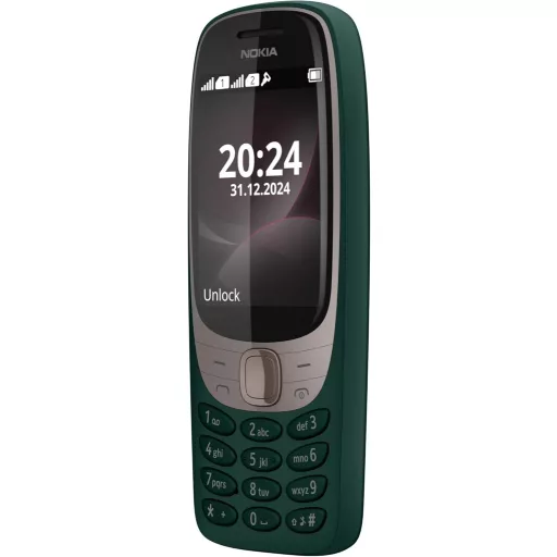 Nokia 6310 2024 Zöld Mobiltelefon Klasszikus Retro Telefon
