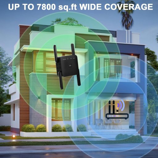 Amplificator WiFi Aenxwa 1200Mbps Dual Band 2.4GHz 5GHz cu 4 antene