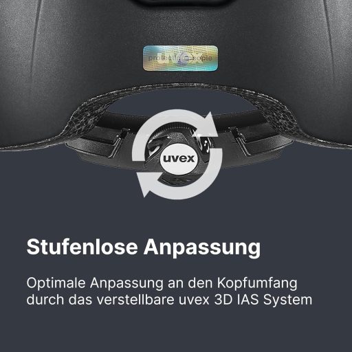 Uvex Kidoxx Cască de călărie ușoară pentru copii - Mărime ajustabilă 49-54 cm 3XS-XS - Ventilație optimă - Negru Mat