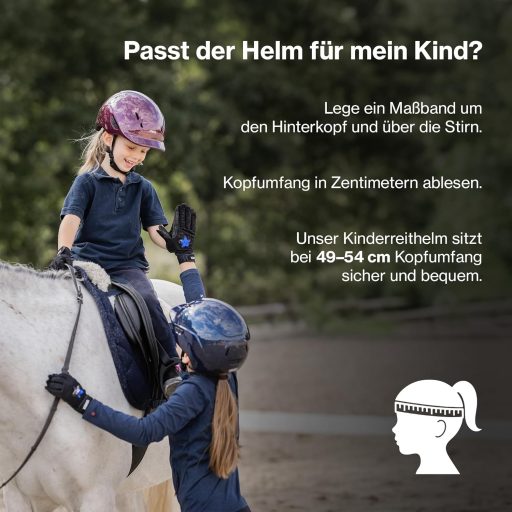 Uvex Kidoxx Detská jazdecká prilba - ľahká nastaviteľná prilba - optimálne vetranie - lesklá modrá - 49-54 cm