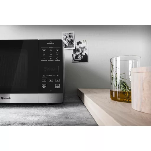 Cuptor cu microunde Bauknecht MWA 49 SL 25L cu funcție de gătire la abur, sistem 3D și AutoClean