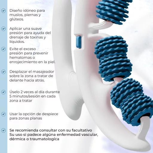 XVALOT Anti-Cellulite Masszírozó Kék - Lábak, Fenék, Karok, Hasra