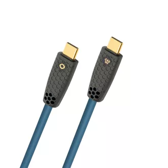   OEHLBACH USB-C Flex Charge CC kábel 1m - 240W gyorstöltés, adatátvitel, petrol