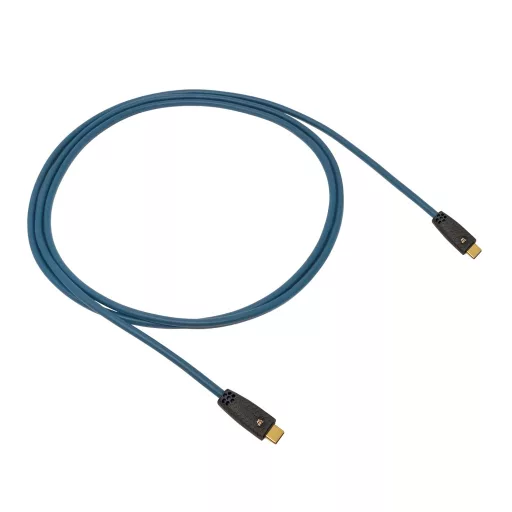 OEHLBACH USB-C Flex Charge CC kábel 1m - 240W gyorstöltés, adatátvitel, petrol