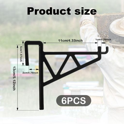 BOXOB 6db Méhkaskerettartó Fekete Méhészeti Keret Tartó Méhészet Felszerelés