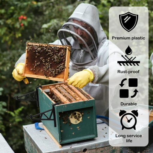 BOXOB 6db Méhkaskerettartó Fekete Méhészeti Keret Tartó Méhészet Felszerelés