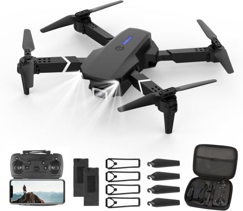 Aenxwa 4K HD Drón Kamerával - WiFi FPV Élő Közvetítés, 2 Akkumulátor, Hosszú Repülési Idő, Akadálykerülés, Kezdőknek és Gyerekeknek

AI: I'v