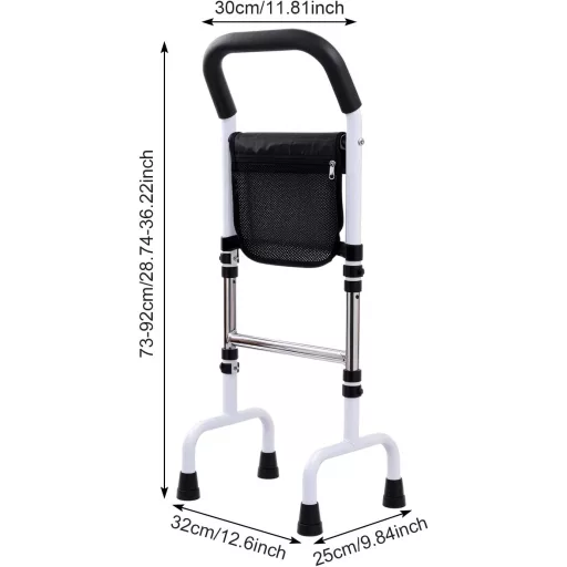 Suport vertical Zimoer, reglabil pe înălțime, pentru vârstnici, lângă pat, toaletă, canapea