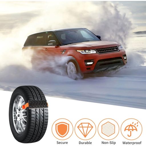 Alleshelfer Gummi Hólánc Szett 2db Autó Terepjáró Vontatási Segédlet