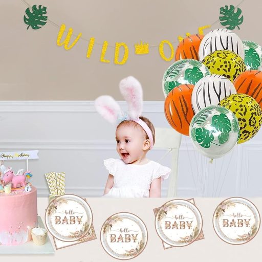 MEZHEN Boho Baba Djevojačka Večer Stolnjak Set Za 20 Osoba Rainbow Papirnati Tanjuri Čaše Salvete