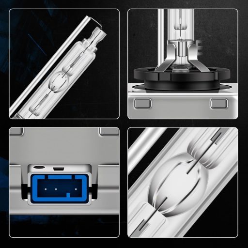 BIHEE D8S Xenon izzó 6000K fehér fény HID fényszóró 35W autó lámpa 2db