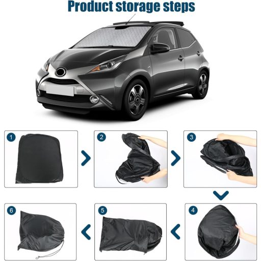 Parasolar parbriz Toyota Aygo X 2022-2025 pliabil cu protecție UV