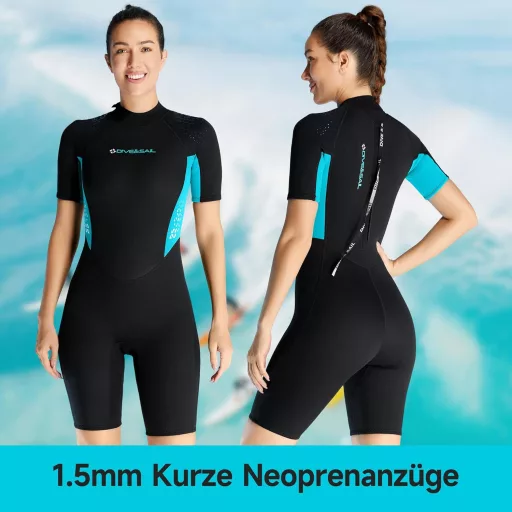 X-mAnTA 1.5mm Neoprén Rövid Wetsuit Férfiaknak és Nőknek Búvárkodáshoz