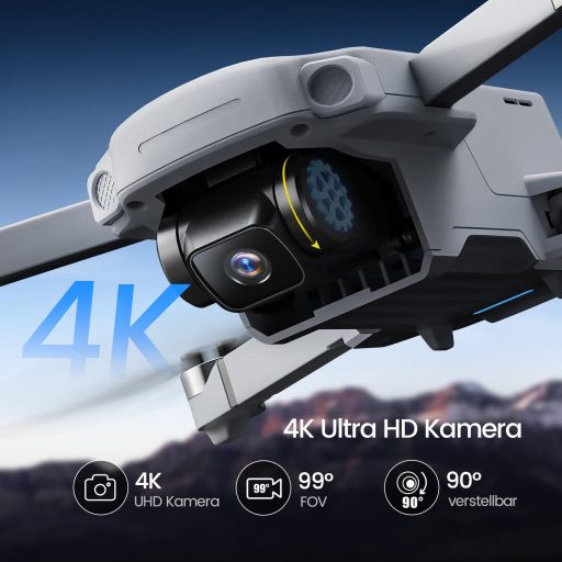 Holy Stone HS360D GPS Drón 4K Kamerával, 6 km Hatótáv, 40 Perc Repülési Idő, Összecsukható