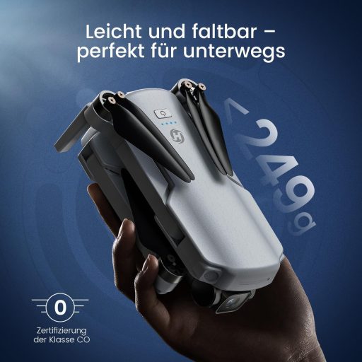 Dronă GPS Holy Stone HS360D cu Cameră 4K, Rază de Acțiune 6 km, Timp de Zbor 40 Minute, Pliabilă