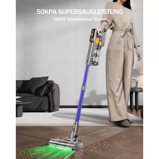 Aspirator fără fir AOLOKO X15 50000Pa/580W, autonomie 70 min