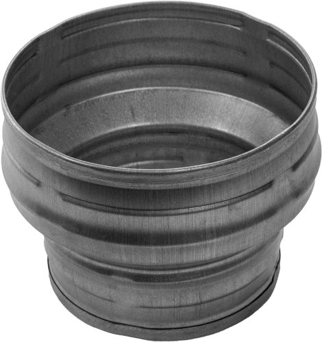 Vent Systems 160-150 mm Horganyzott Acél Szűkítő Adapter - Szellőzőrendszerekhez, Légkondicionálókhoz, Kerek Csővezetékekhez, Egyszerű Telep