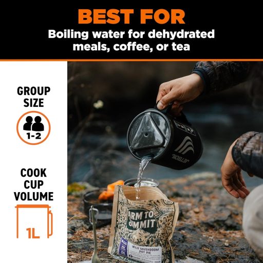 Jetboil Flash 1 literes szénacél nyomásfőző