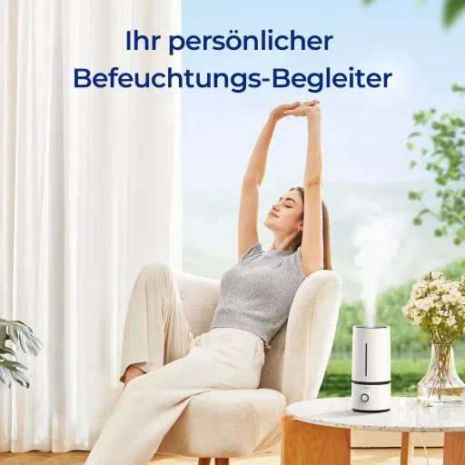 raydrop 1,7L ultrahangos párásító, csendes, kompakt, automatikus leállítás - 1.7 L, White