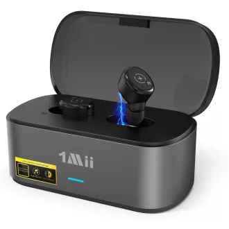   1Mii Wireless TV Fejhallgató Adóval, Időseknek, 2.4GHz, Optikai/AUX/RCA Csatlakozás