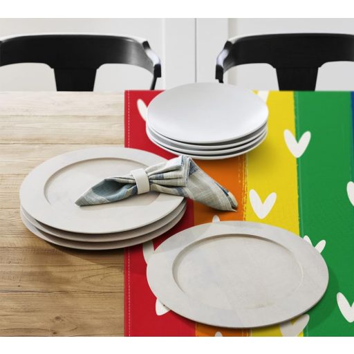 Artoid Mode Šareni Love LGBT Perivi Stolnjak 85x85 cm