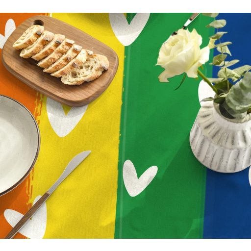 Artoid Mode Šareni Love LGBT Perivi Stolnjak 85x85 cm