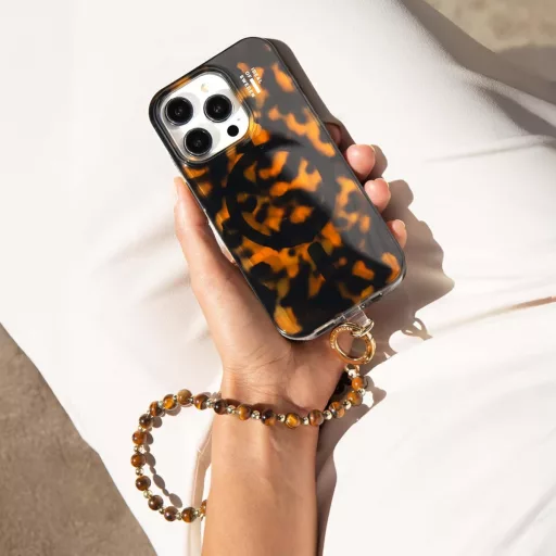 IDEAL OF SWEDEN iPhone 15 Pro Max MagSafe Tok Teknős Mintás Vékony Ütésálló Védelem