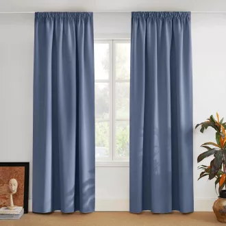   PONY DANCE Sötétítő Függöny Szett 2db 245x140cm Haze Blue Hőszigeteléssel