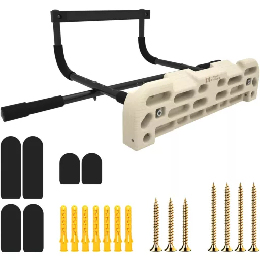 TWO STONES Hangboard Ajtóra Szerelhető Húzódzkodó Rúd Klettertraining Edzéshez