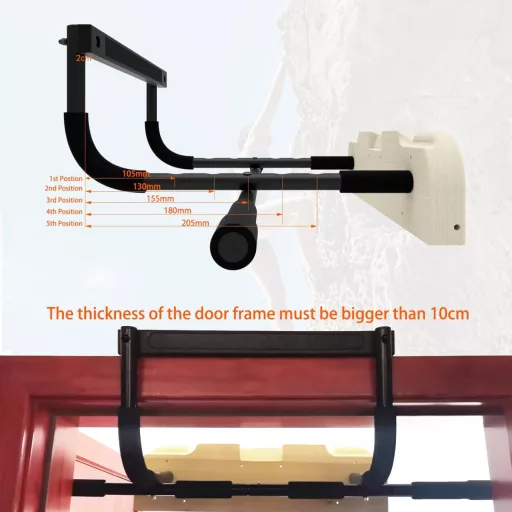 TWO STONES Hangboard Ajtóra Szerelhető Húzódzkodó Rúd Klettertraining Edzéshez