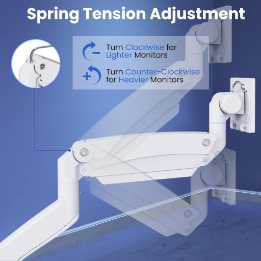 PUTORSEN Monitortartó 22-57" Magasságállítható Asztali Konzol 27kg-ig VESA 200x200