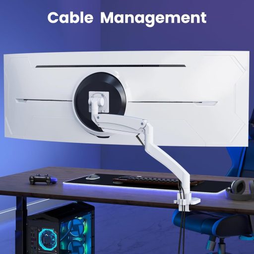 PUTORSEN Monitortartó 22-57" Magasságállítható Asztali Konzol 27kg-ig VESA 200x200